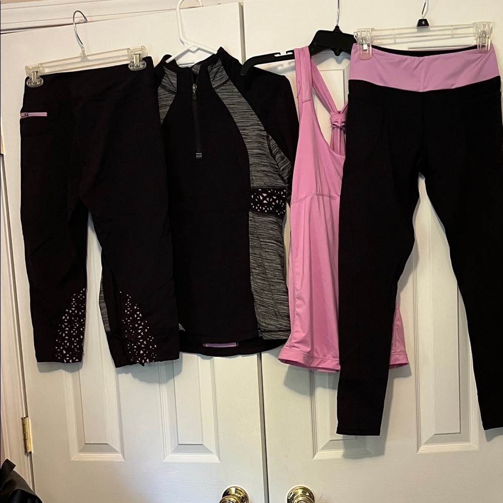Kyodan Black and Pink Activewear Set